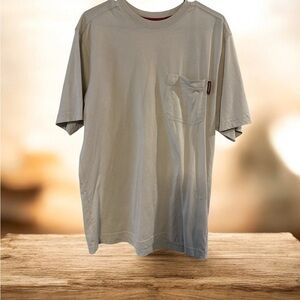 Wolverine Men's Light Tan Short Sleeve Tee with Pocket